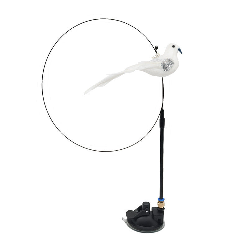 Zabawkowy ptak – interaktywna zabawka dla kota