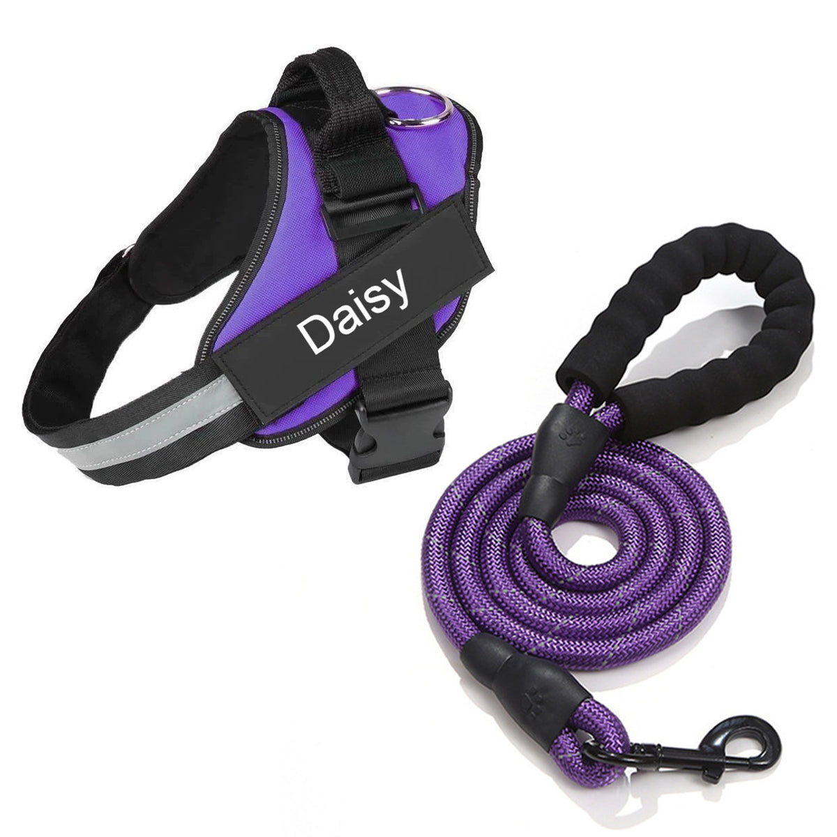 Personalizowane szelki dla psa typu anti-pull ułatwiające spacery
