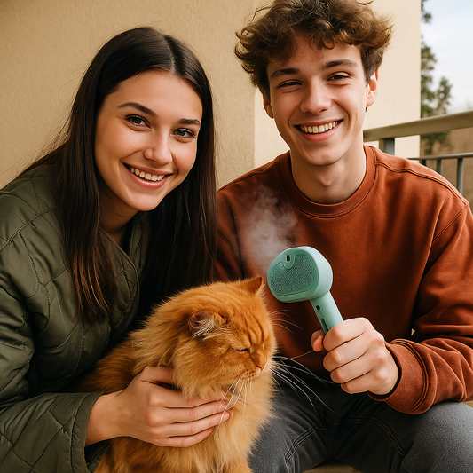 Premium Szczotka dla Zwierząt z Funkcją Parową