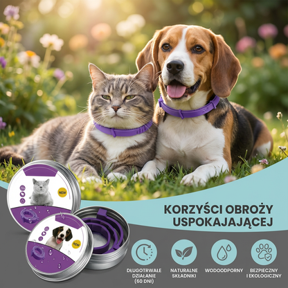 Obroża uspokajająca z feromonami