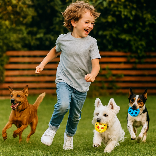 Piłka z dzwoneczkiem dla psów – odporna zabawka do pielęgnacji zębów i treningu