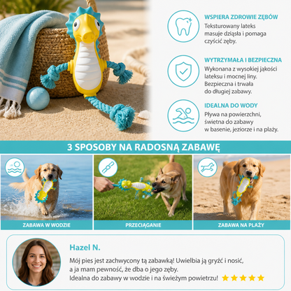 Wytrzymała Pływająca Zabawka Dla Psa Z Lateksu Dentystycznego I Liną