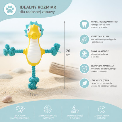 Wytrzymała Pływająca Zabawka Dla Psa Z Lateksu Dentystycznego I Liną