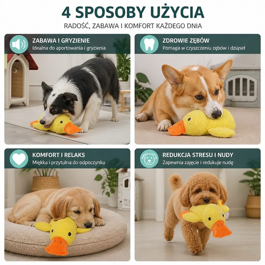 Antystresowa Kaczuszka – Przytulanka Dla Psów