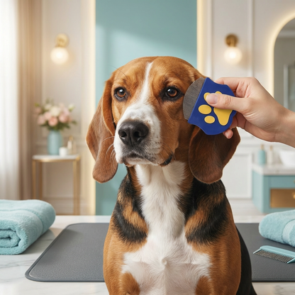 Pet Eye Comb – Grzebień do pielęgnacji twarzy dla plam łzowych, wydzieliny z oczu i kontroli pcheł