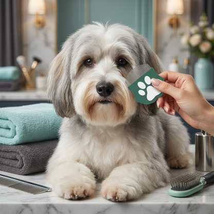 Pet Eye Comb – Grzebień do pielęgnacji twarzy dla plam łzowych, wydzieliny z oczu i kontroli pcheł