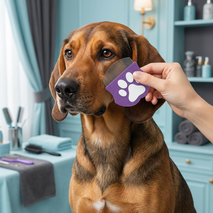 Pet Eye Comb – Grzebień do pielęgnacji twarzy dla plam łzowych, wydzieliny z oczu i kontroli pcheł