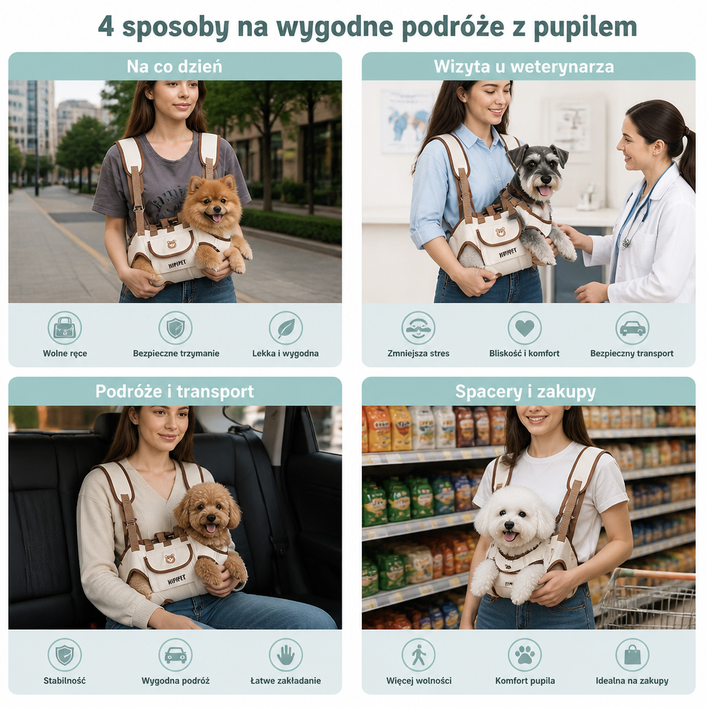 Adjustable Pet Shoulder Carrier Bag for Small Dogs and Cats