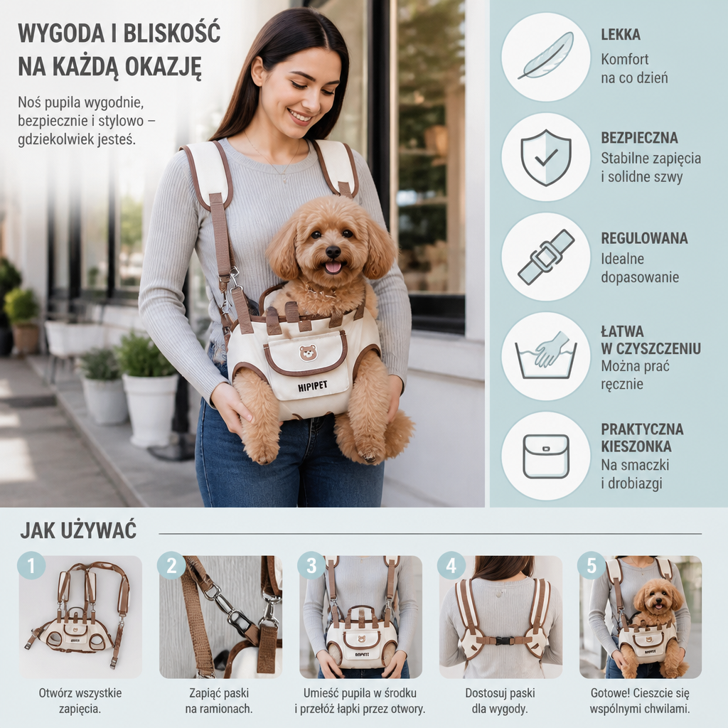 Adjustable Pet Shoulder Carrier Bag for Small Dogs and Cats