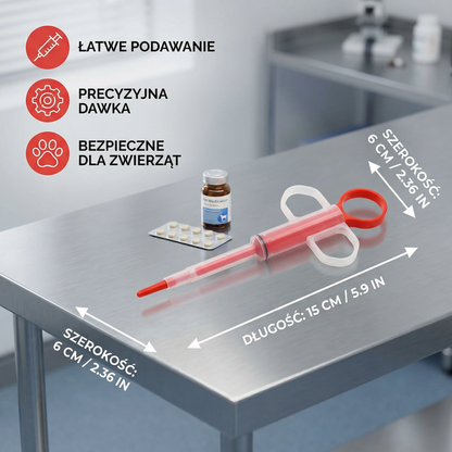 Pet Pill Shooter – Łatwy dozownik leków dla kotów i psów