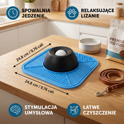 Miska Spowalniająca Jedzenie 2 w 1 z Matą do Lizania