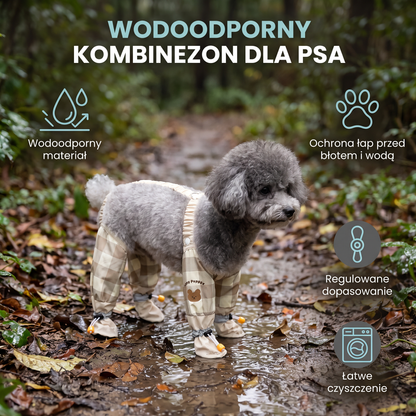 Wodoodporny Kombinezon Z Osłonami Na Łapy Dla Psa – Czyste I Chronione Spacery Na Świeżym Powietrzu