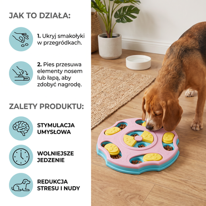 Interaktywna Układanka Na Karmę Dla Psów