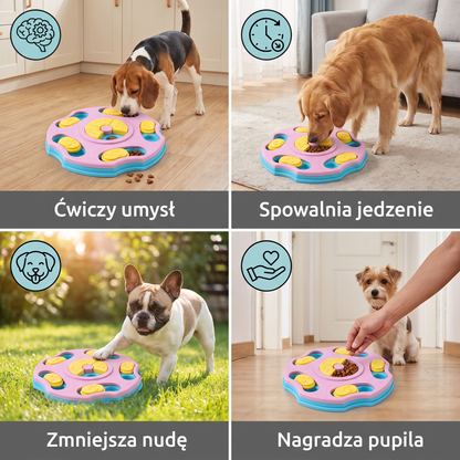 Interaktywna Układanka Na Karmę Dla Psów