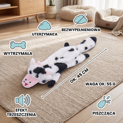 Wytrzymała Bezwypełnieniowa Zabawka Dla Psa Z Efektem Trzeszczenia I Piszczenia