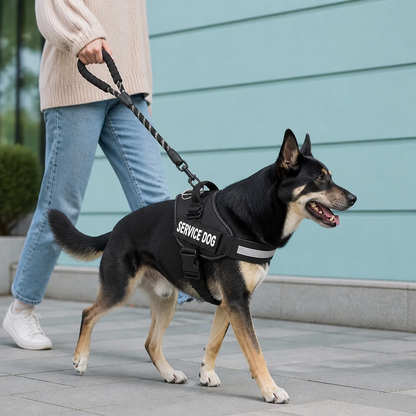 Personalizowane szelki dla psa typu anti-pull ułatwiające spacery