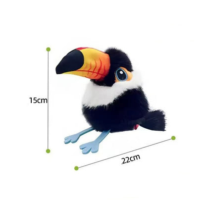Latająca i ćwierkająca ptasia zabawka dla kota