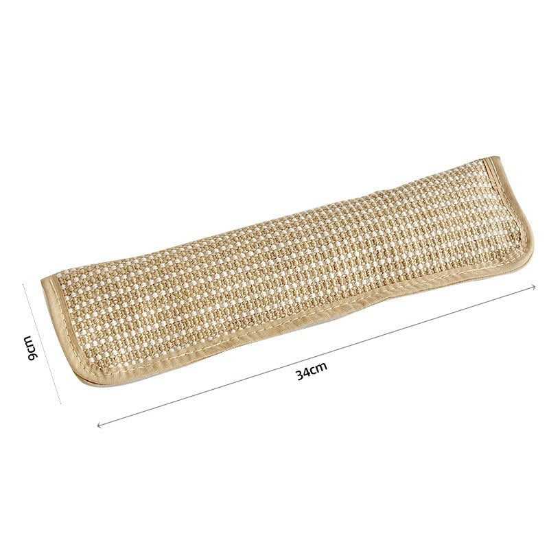 Naturalna podkładka do drapania i zabawy z kocimiętką z liny konopnej – do pielęgnacji pazurów i zębów