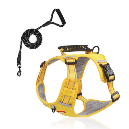 Wysokiej jakości odblaskowa uprząż dla psów z funkcją antyciągnięcia