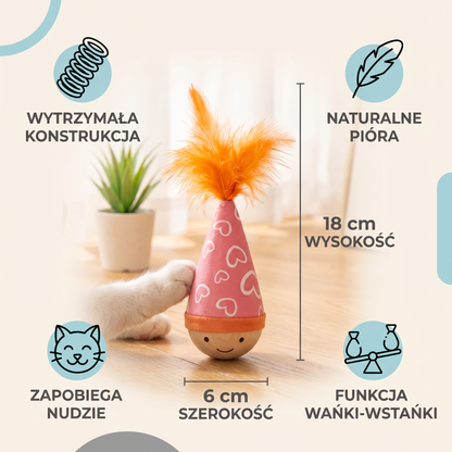 Federacyjne zabawki dla kotów – wytrzymała zabawka do zabawy przeciwko nudzie dla kotów