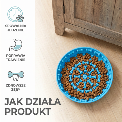 Miska spowalniająca dla psów – Mata do lizania z silikonem spożywczym i przyssawkami