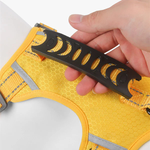 Wysokiej jakości odblaskowa uprząż dla psów z funkcją antyciągnięcia