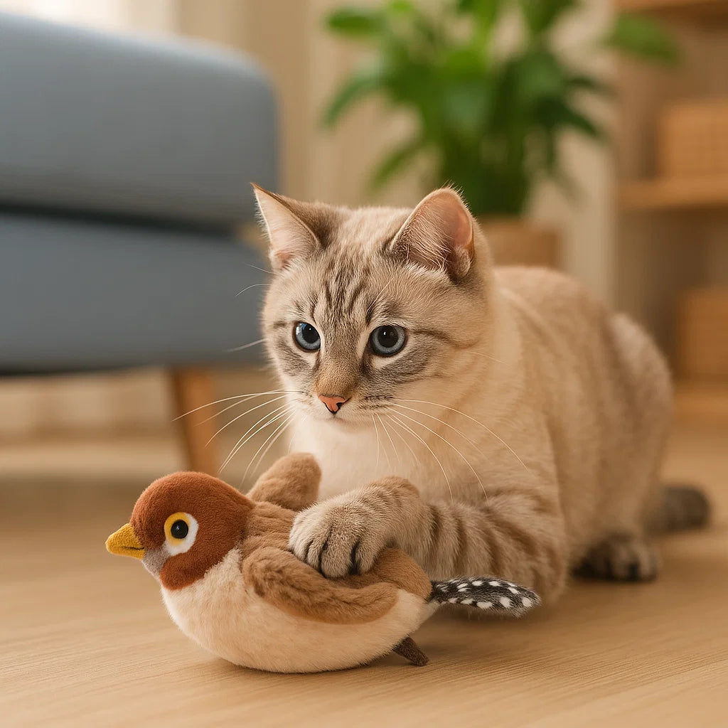 Trzepocząca Ptak Zabawka dla Kota