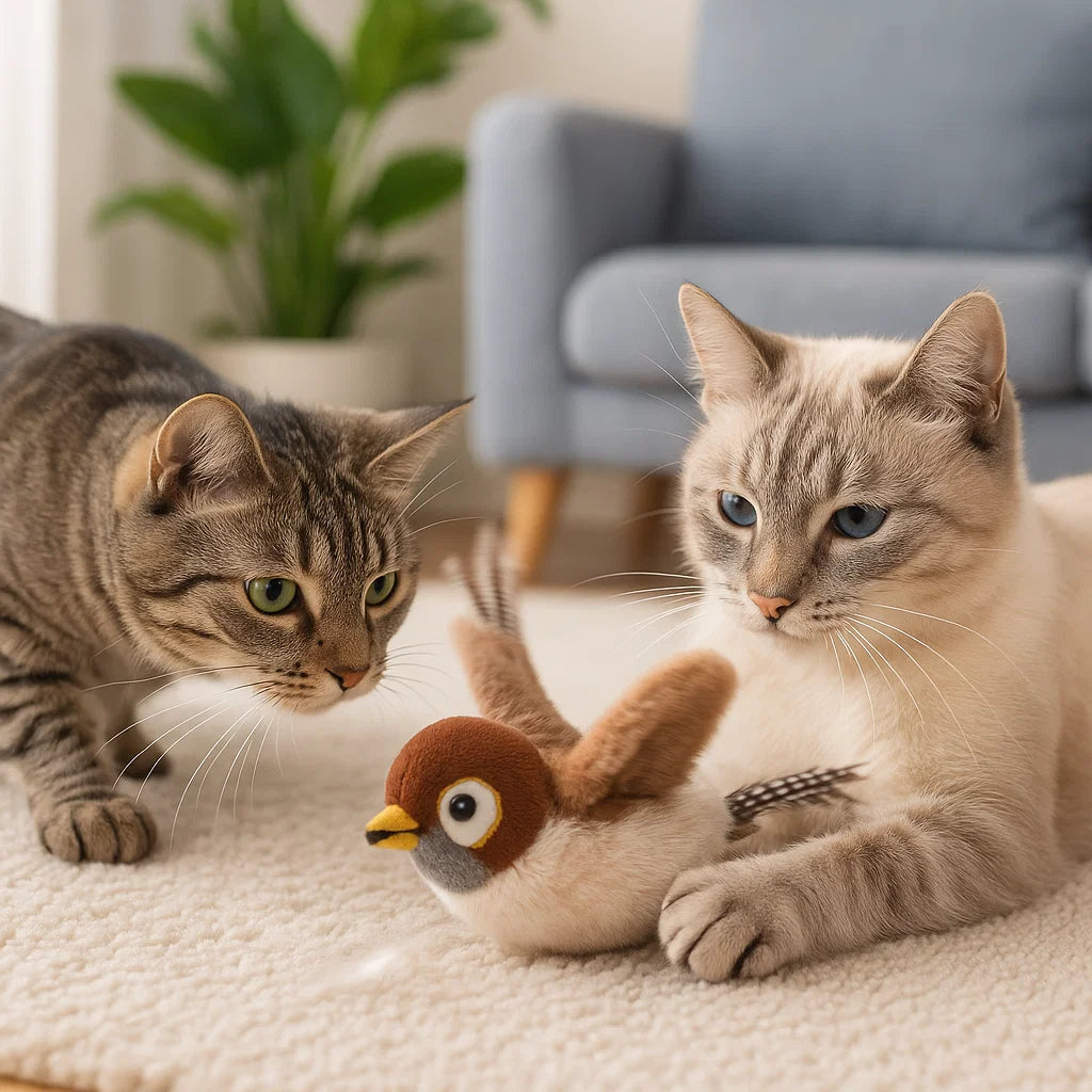 Trzepocząca Ptak Zabawka dla Kota