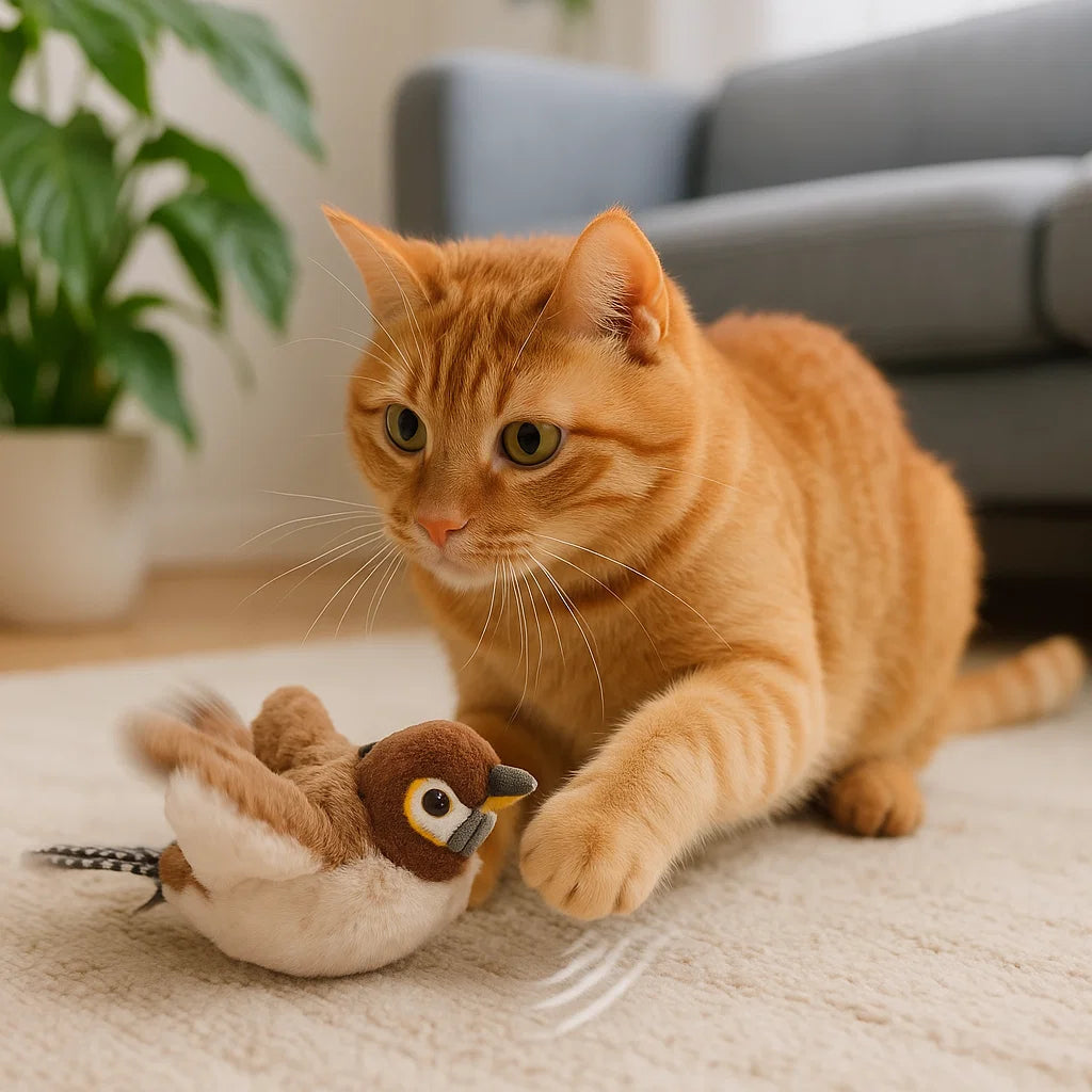 Trzepocząca Ptak Zabawka dla Kota