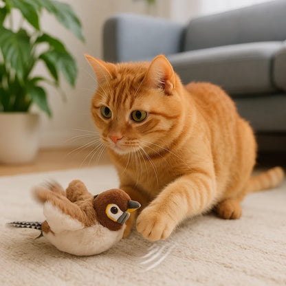 Trzepocząca Ptak Zabawka dla Kota