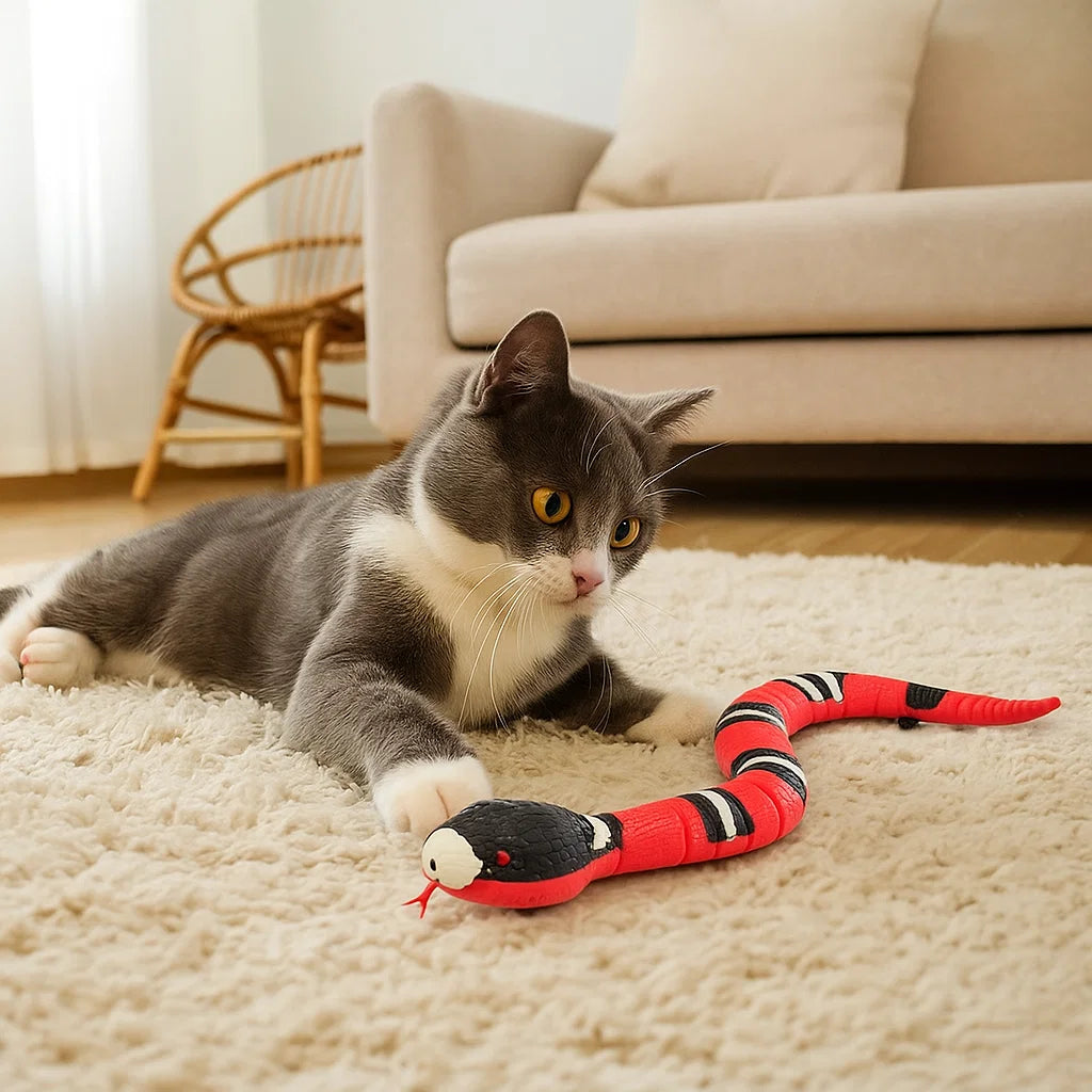 Snakey - Interaktywna zabawka dla kota