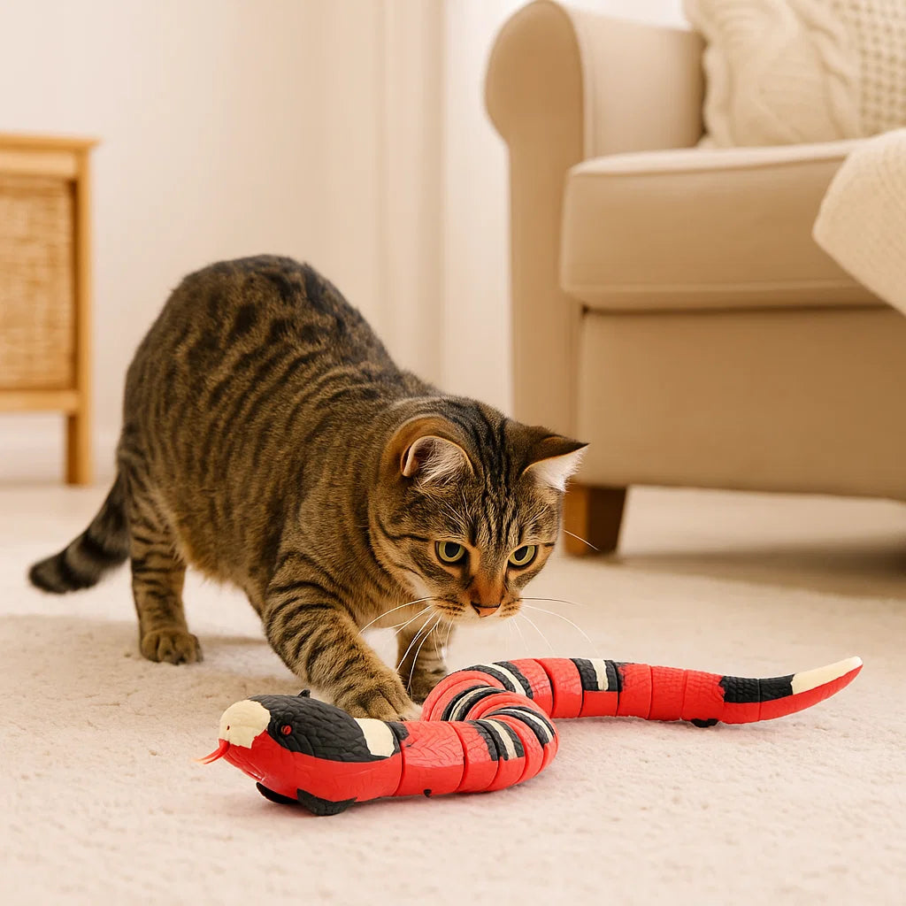 Snakey - Interaktywna zabawka dla kota