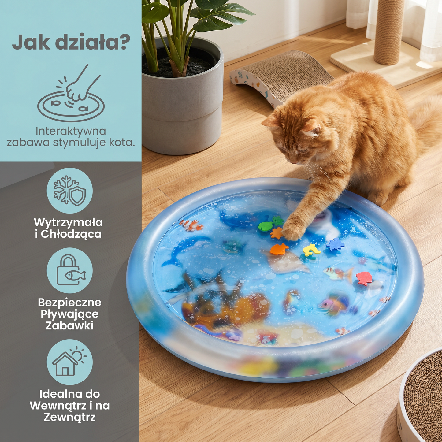 Kylande Mata Wodna do Zabawy dla Kotów 2.0
