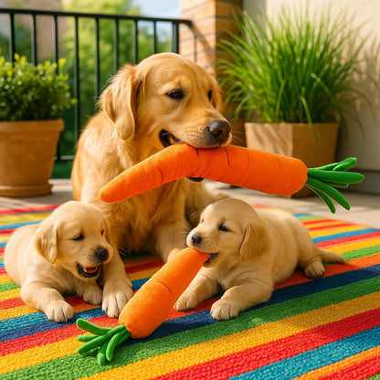 Pisząca marchewka – zabawka dla psa do zabawy i redukcji stresu