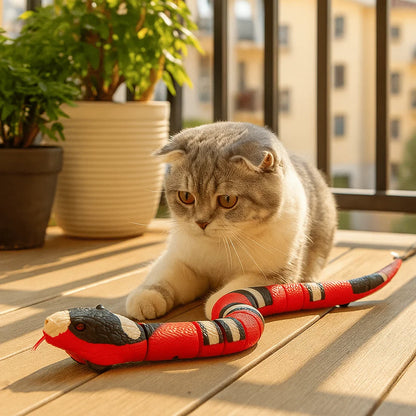 Snakey - Interaktywna zabawka dla kota