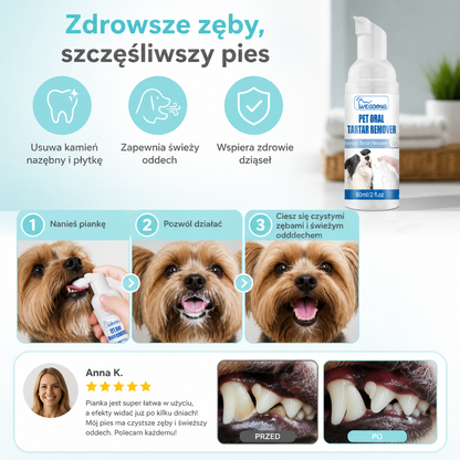 Pianka Do Czyszczenia Zębów Dla Psów – Jaśniejsze Zęby I Świeży Oddech