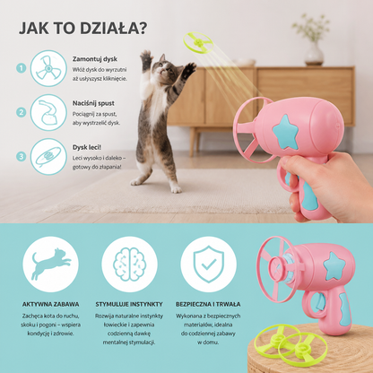 Wyrzutnia Latających Dysków Dla Zwierząt