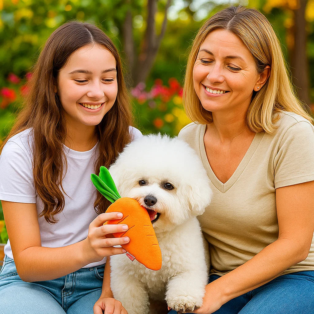 Pisząca marchewka – zabawka dla psa do zabawy i redukcji stresu