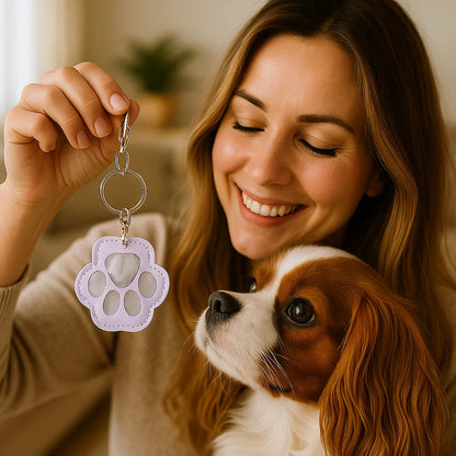 Skórzany brelok pamiątkowy do przechowywania sierści zwierząt