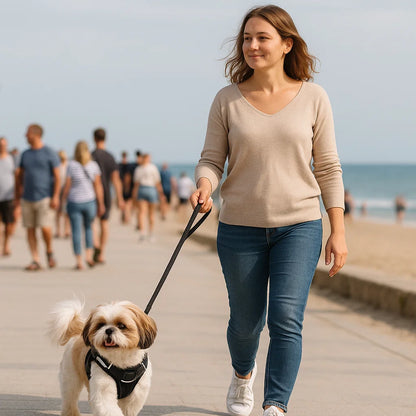 Wysokiej jakości odblaskowa uprząż dla psów z funkcją antyciągnięcia