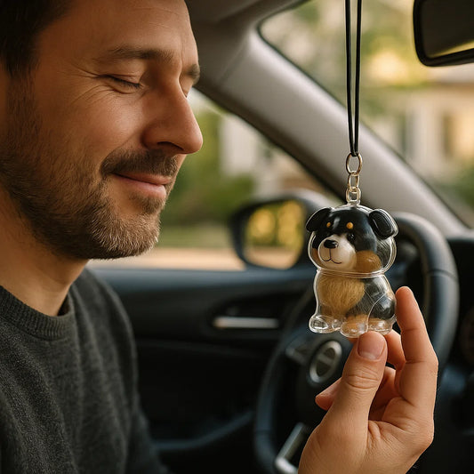 Brelok pamięciowy na sierść w kształcie psa