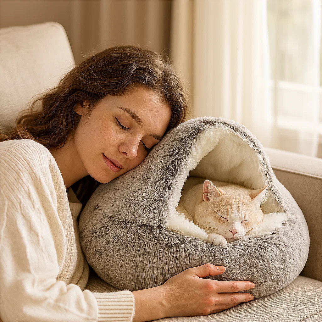 2w1 Legowisko i domek dla kota