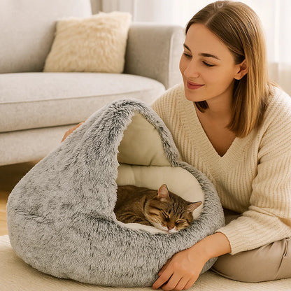 2w1 Legowisko i domek dla kota