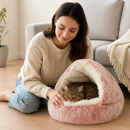 2w1 Legowisko i domek dla kota