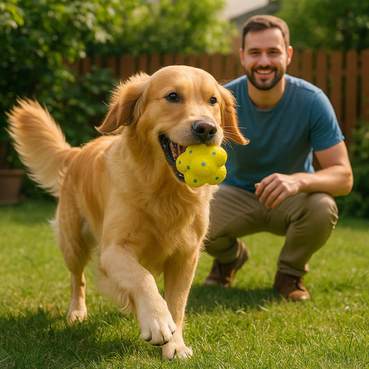Wytrzymała piłka do skakania dla psów – na redukcję stresu
