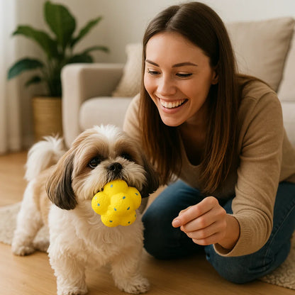 Wytrzymała piłka do skakania dla psów – na redukcję stresu