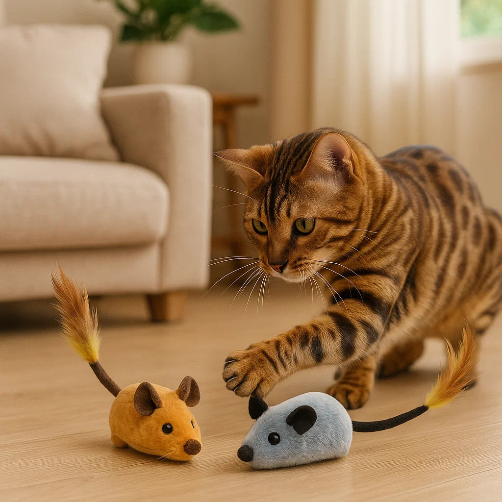 Inteligentna mysz-zabawka