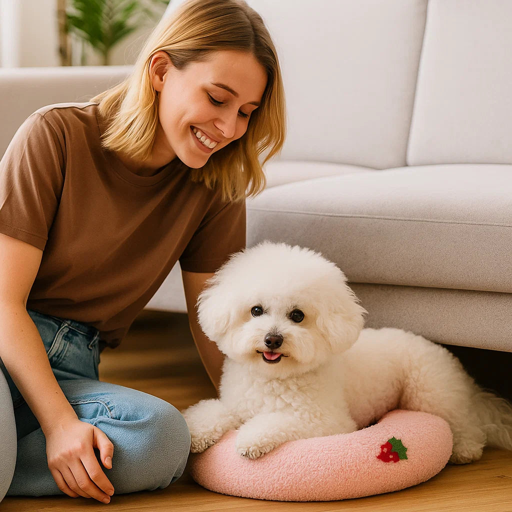 Ergonomiczna poduszka dla psa dla zdrowej postawy
