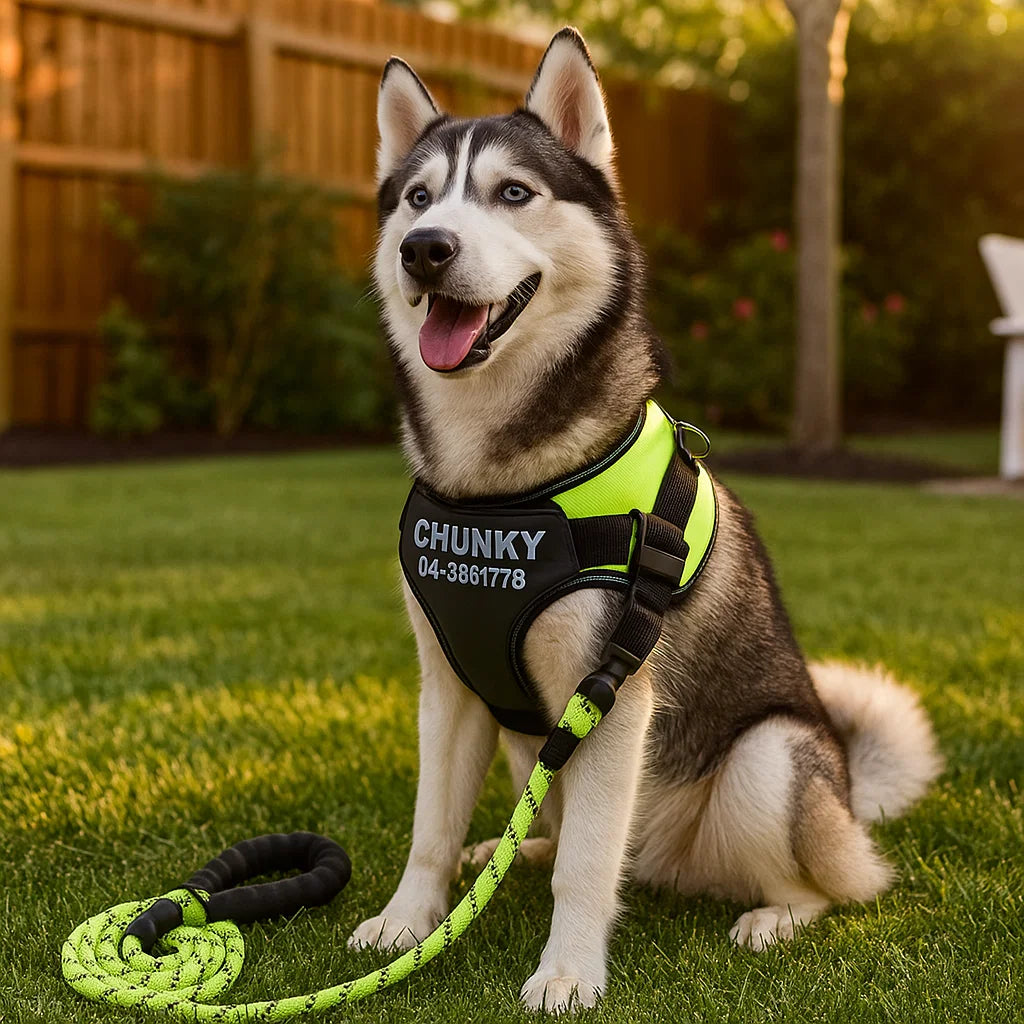 Spersonalizowana uprząż przeciw ciągnięciu dla psa