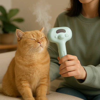 Premiumowa parowa szczotka dla kotów